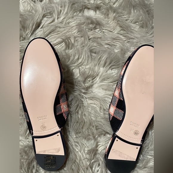 Authentic Gucci Princetown, black and pink slide mules - Picture 5 of 8